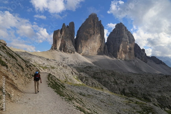 Obraz Tre cime walking trail 