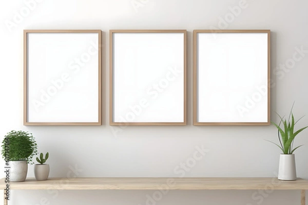 Fototapeta Modern Gallery Background, generative ai