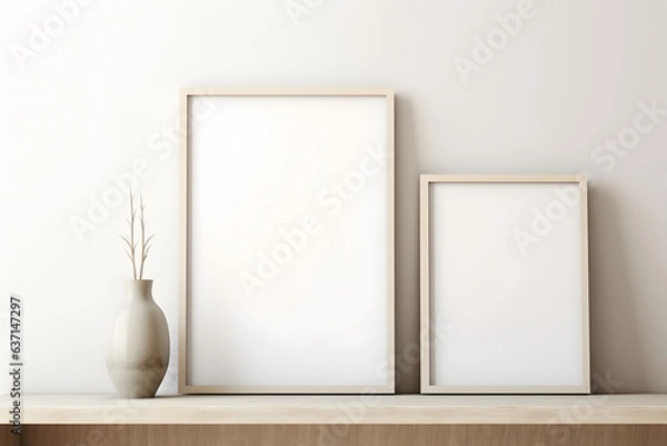 Fototapeta Soft Neutral Tones, generative ai