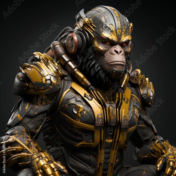 Fototapeta ape soldier