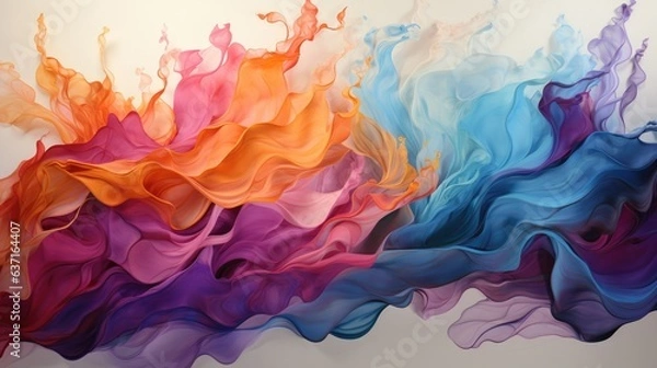 Fototapeta "Abstract Victory Unleashed: A Journey of Pride and Breakthrough"