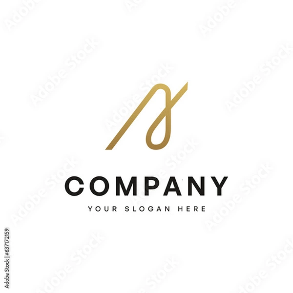 Fototapeta Letter A logo icon design template elements