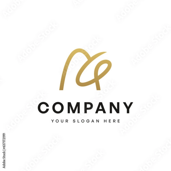 Fototapeta Letter A logo icon design template elements