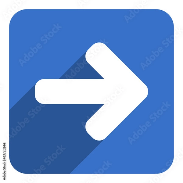 Obraz arrow right icon