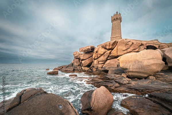 Obraz lighthouse on the rocks ploumanach