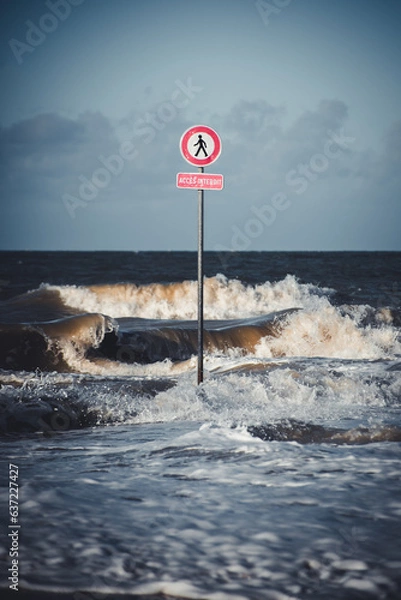 Obraz sign on the beach