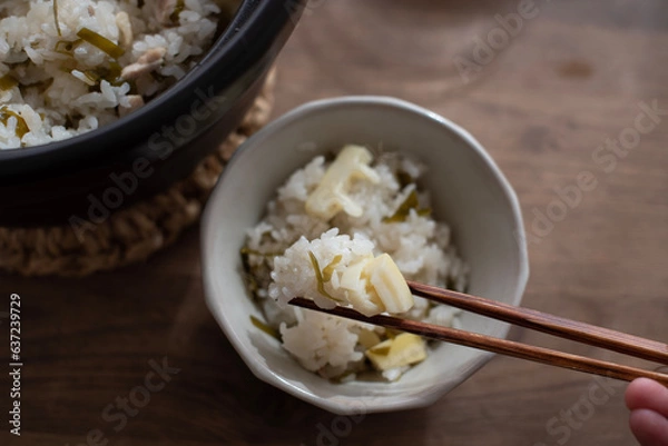 Obraz タケノコごはん