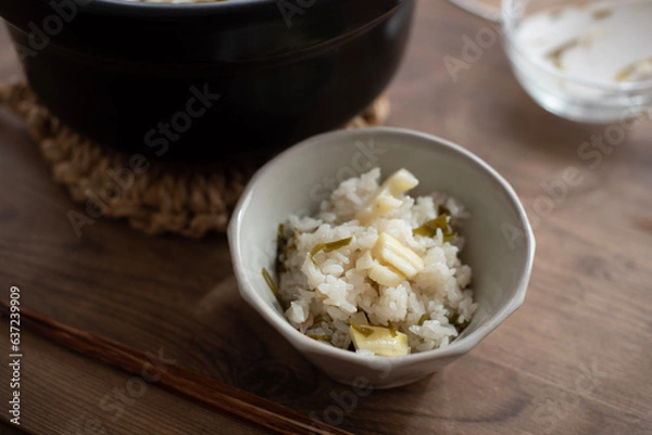 Fototapeta タケノコごはん