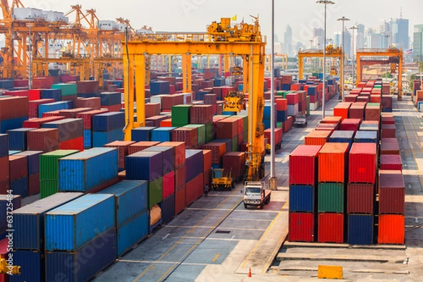 Fototapeta Containers