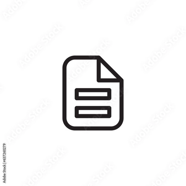 Fototapeta paper Icon for Website, UI UX Essential, Symbol, Presentation, Graphic resources