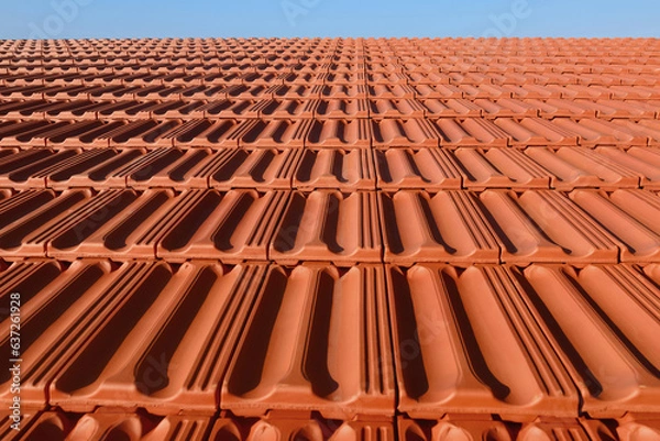 Obraz tile, tiles, roof, Portugal, construction