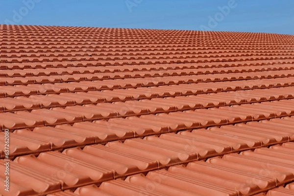 Fototapeta tile, tiles, roof, Portugal, construction