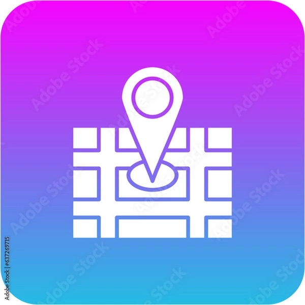 Fototapeta Localization Icon