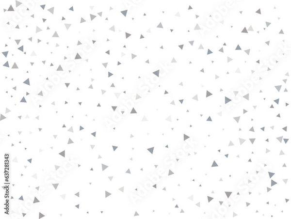 Fototapeta Festive Silver Triangular Confetti