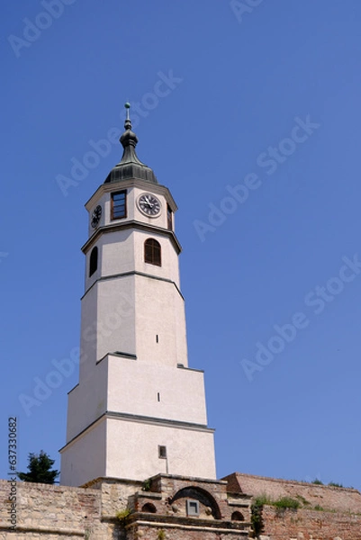 Obraz Clock tower and sky