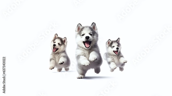 Obraz alaskan malamute dog