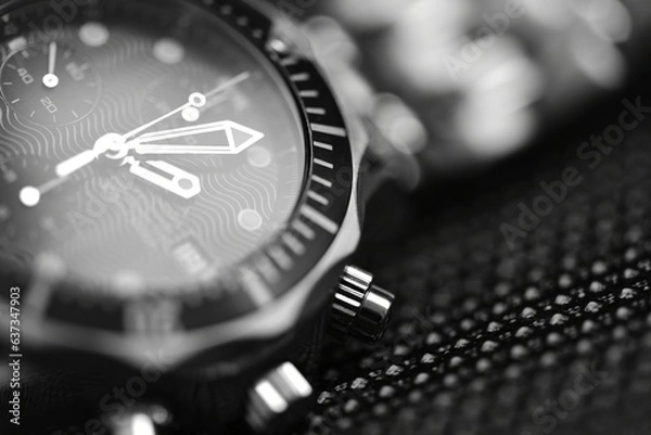 Obraz 時計のクローズアップ　背景素材　抽象的