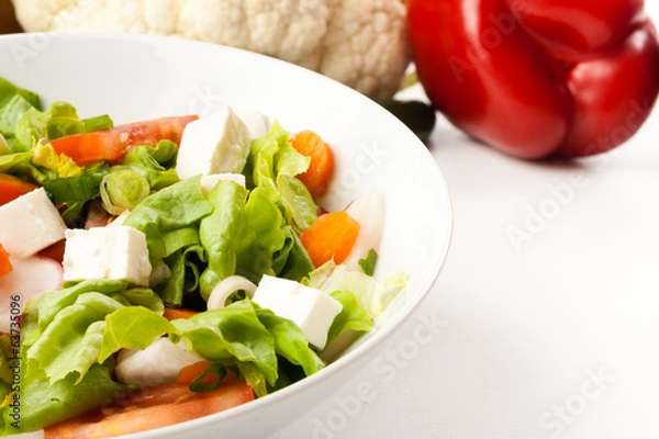 Fototapeta vegetable salad