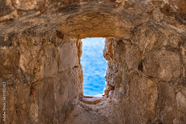 Fototapeta Dubrovnik in adriatic mediterranean sea  in south croatia