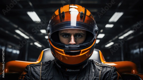 Fototapeta Formula One Drivers Preparing for the Race