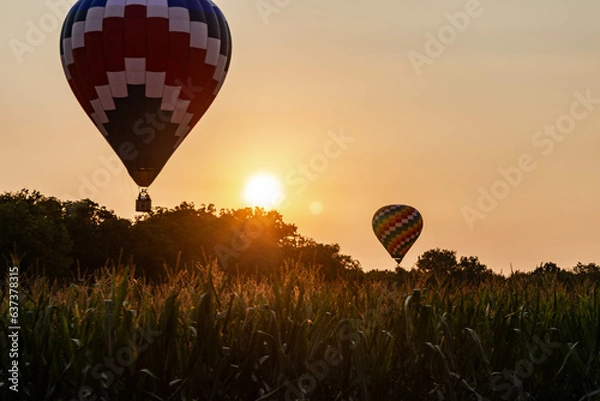 Obraz Hot Air Balloons at Sunset