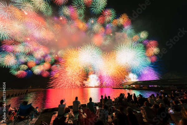 Fototapeta 日本の花火