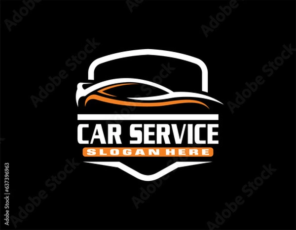 Obraz Car, auto, automotive logo template