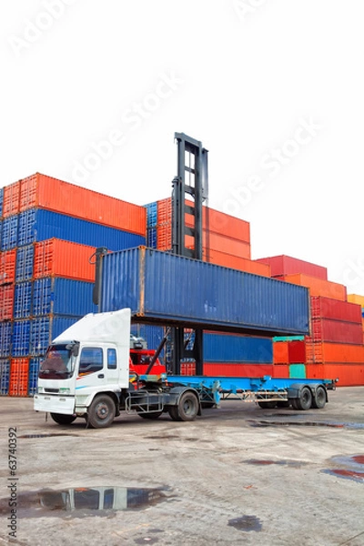 Fototapeta Containers