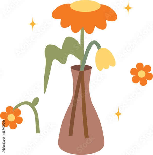 Fototapeta flowers in vase