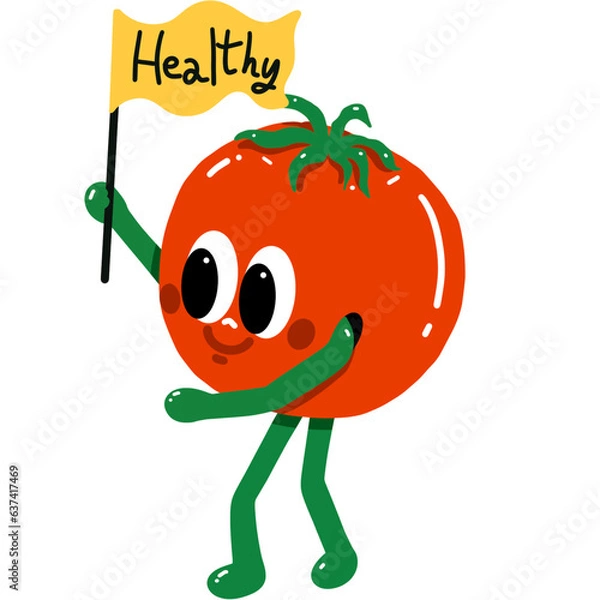 Obraz tomato cartoon 
