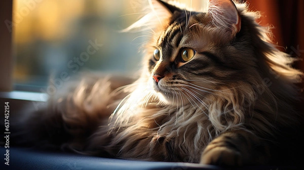 Obraz portrait of a cat.Generative Ai