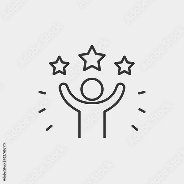 Fototapeta Project management set of web icons in line style. Business or organization management icons for web and mobile app. Time management, planning, project, startup, marketing. vector illustration sign