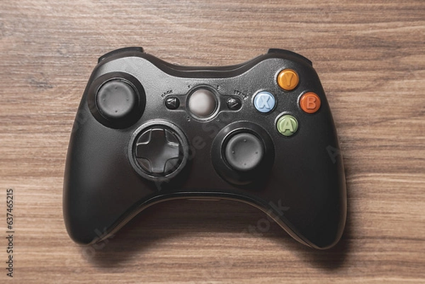 Fototapeta video game joystick control gamepad