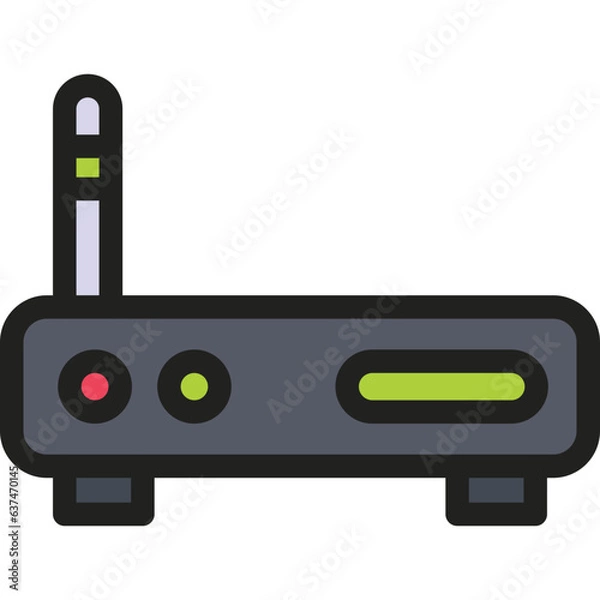 Fototapeta Router icon