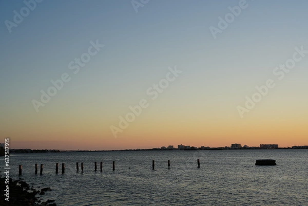 Obraz sunset over the sea