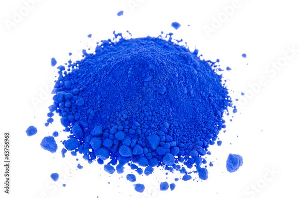 Obraz Niebieskie pigmenty