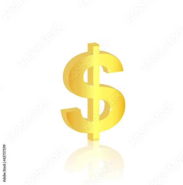 Fototapeta Dollar Sign