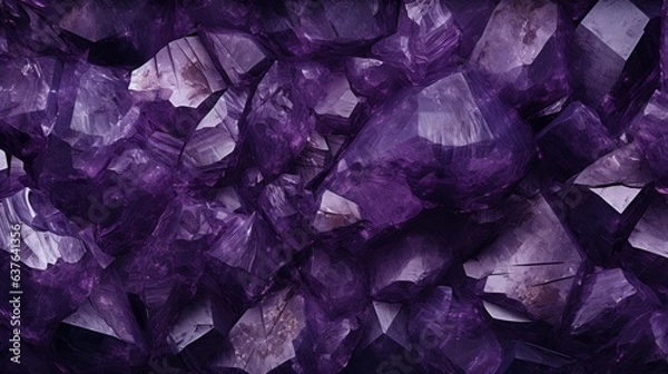 Obraz Purple background with amethyst stone 