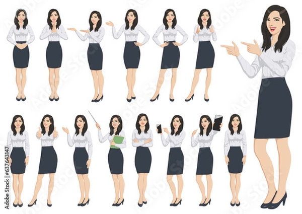 Obraz Female Character Set
