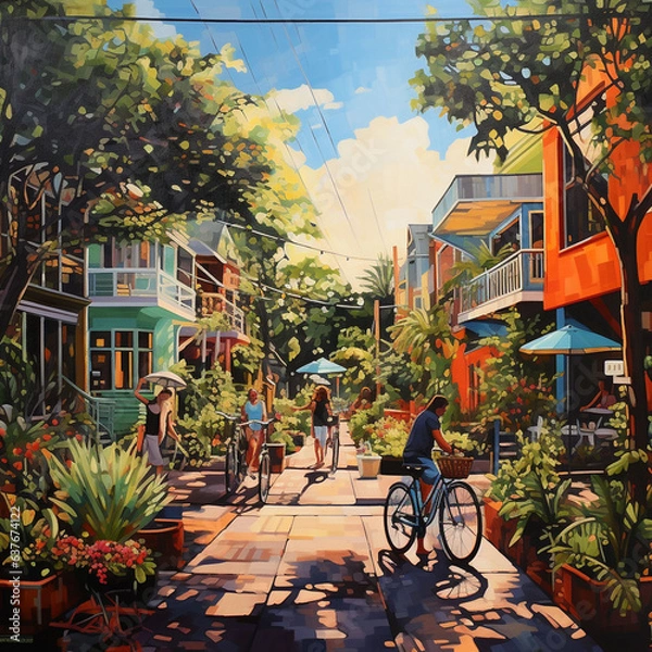 Obraz Sustainable Community