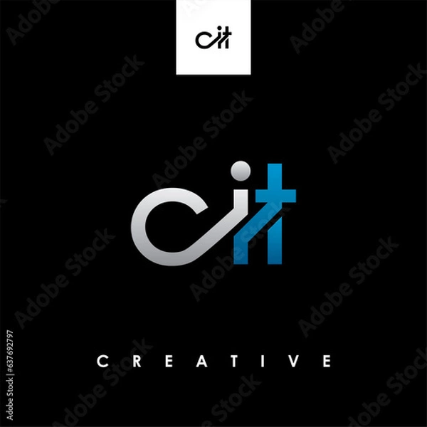 Obraz CIT Letter Initial Logo Design Template Vector Illustration