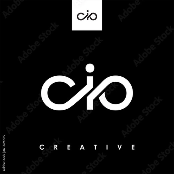 Obraz CIO Letter Initial Logo Design Template Vector Illustration