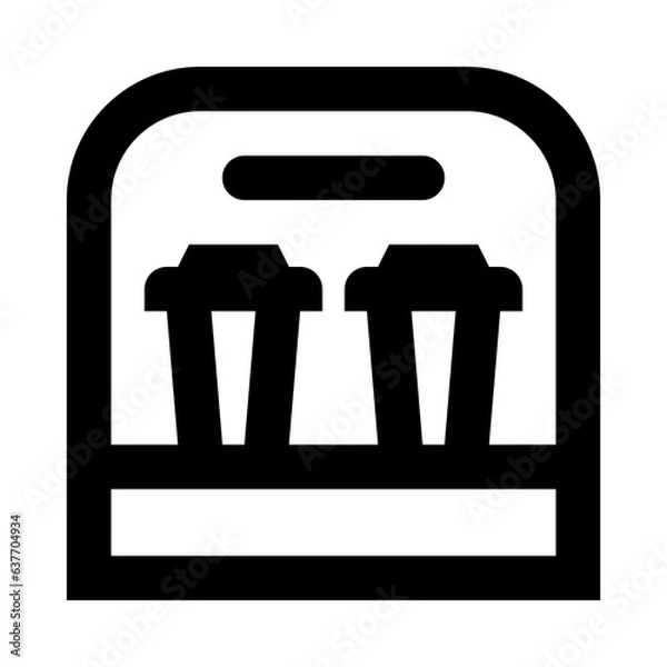 Fototapeta Coffee to go holder