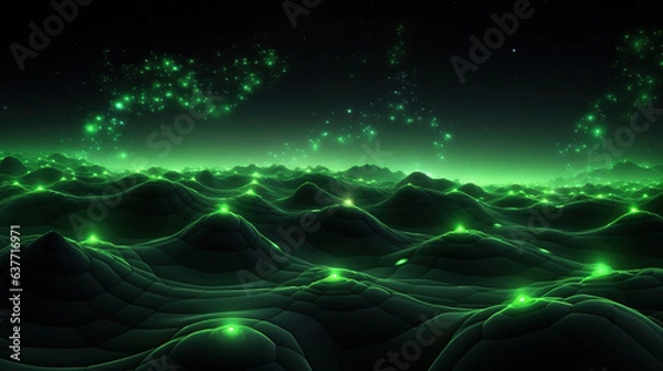 Obraz modern technology futuristic background.Generative Ai