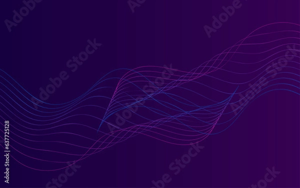 Fototapeta purple abstract background with lines
