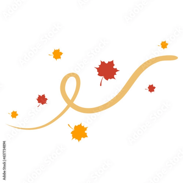 Obraz Wind Blowing Autumn