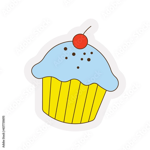 Obraz Food Doodle Sticker