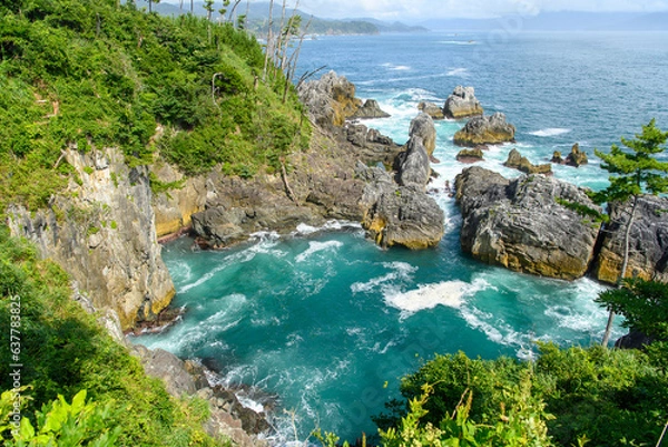 Obraz 宮城県気仙沼市_唐桑半島の水取場