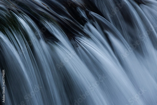 Fototapeta Cold River waterfall