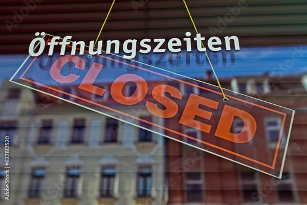 Obraz Opening Hours - closed